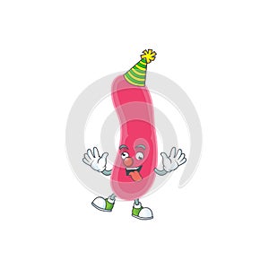 Entertaining Clown fusobacteria caricature character design style