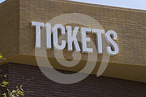 Entertainment Event Admission Tickets Sign