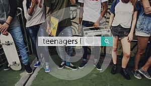 Entertainment Music Teenagers Lifestyle Concept