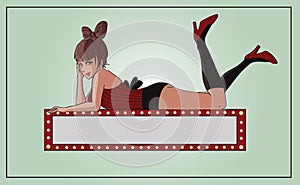 Entertainment pin up