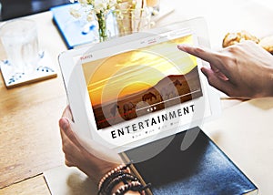 Entertainment Streaming Media Channel Multimedia Concept