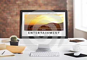 Entertainment Streaming Media Channel Multimedia Concept