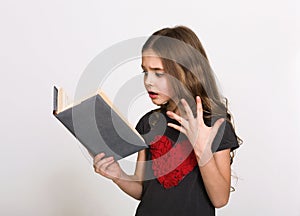 Enthralling reading concept