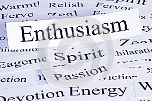 Enthusiasm Concept