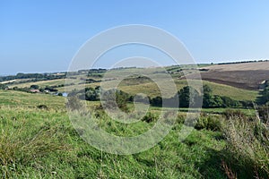 Enticing view across undulating landscape