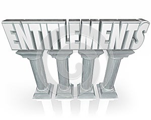 Entitlements Stone Columns Government Benefits Handouts Word