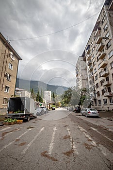 Entourage architecture of the city of Gagra Abkhazia