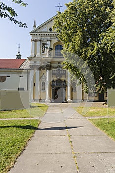 Entrace to monastery in krakow