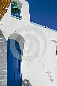 Entrance of Ag. Sostis church, Serifos island, Gr