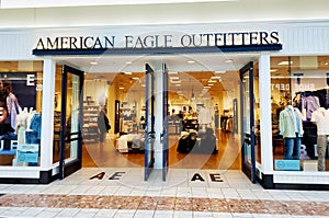 Entrance of American Eagle Outfitters Store