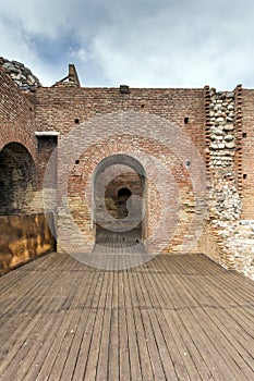 Entrance of Amphitheater in Roman Odeon, Patras, Peloponnese, Greece