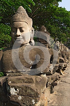 Entrance of Angkor Thom, Cambodia