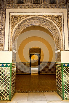 Entrance with arabian motives , Cathedral of Sevilla