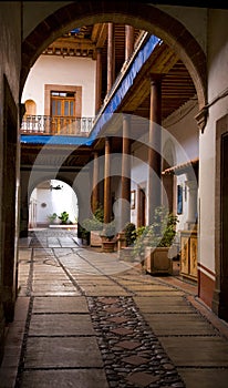 Entrance Arch Courtyard Mexico