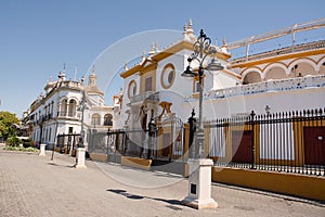 Entrance of the arena of Seville photo