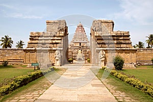 Entrance, Brihadisvara Temple, Gangaikondacholapuram, Tamil Nadu, India photo