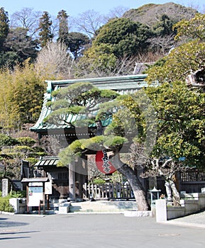 Entrance of Buddhist Hase-kannon temple