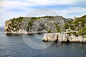 Calanque d`En Vau near Marseille photo