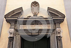 Entrance of the Cappella Sansevero photo