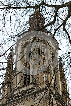 Entrance of the castle church in Meisenheim