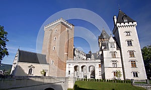 Entrance of the castle of Pau, Pyrenees Atlantiques, Aquitaine, France