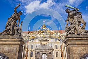 Entrance of the Castle of Prague photo