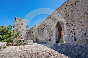 Entrance of Castle of Santa Catalina and Watchtower - Jaen, Spain