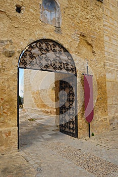 Entrance Castle Utrera photo