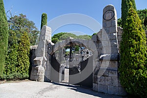 Entrance of a catalan cementery photo