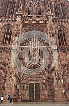 Entrance of Cathedral of Our Lady of Strasbourg