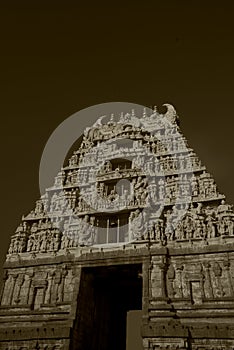 Entrance of Chennakeshava Temple at Belur, Karnataka,India photo