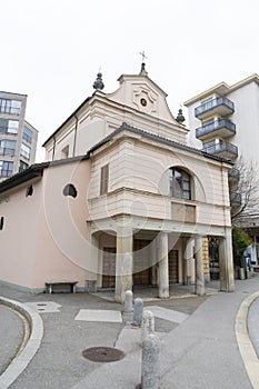 Chiesa Cattolica e Chiesa Ortodossa from Lugano city photo