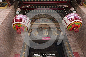 Entrance at Chinese temple