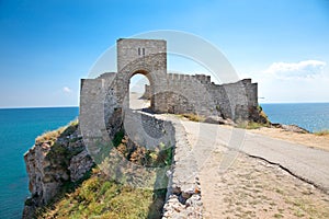 The entrance of citadel Kaliakra in Bulgaria.