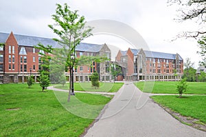 The entrance of Cornell University