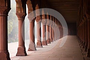 Entrance corridor to the Taj Mahal