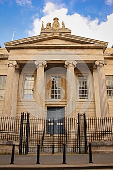 Entrance, Courthouse. Derry Londonderry. Northern Ireland. United Kingdom