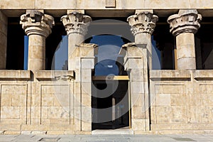 Entrance of the Debod Temple, Madrid