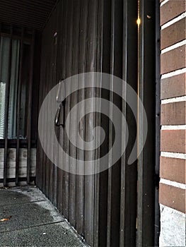 The Entrance door of Ristinkirkko Church of the Cross