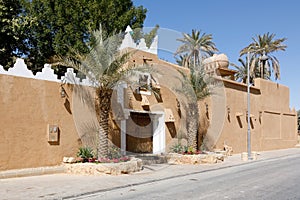 Entrance door in Al-Diraiyah in the historic district  of Riyadh in Saudi Arabia