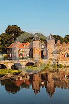 The entrance of the Dutch historic city center of Amersfoort