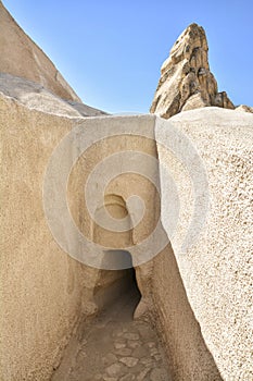 Entrance Of Elmali Kilise Apple Church , Goreme, Turkey