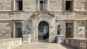 Entrance of Faculty of Medicine Montpellier