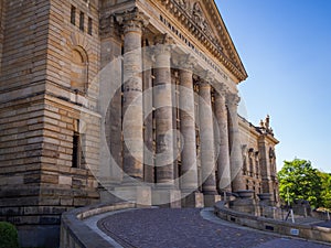 Entrance of The Federal Administrative Court in Leipzig