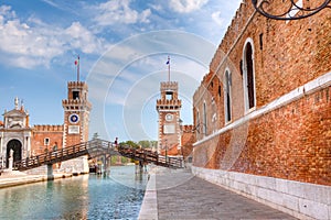 Entrance gate of the Arsenale, Venice