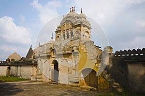 Entrance gate of a Chhatri of Maharaja Parikshat. Datia. Madhya Pradesh