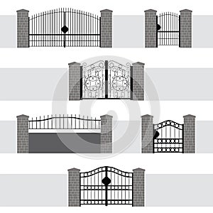 Entrance Gate Door Fence Garden