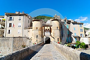 Entrance gate of Entrevaux photo