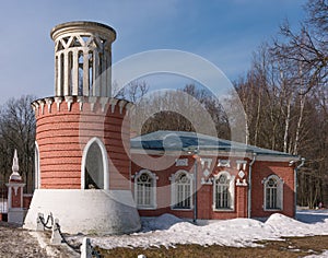 The entrance gate of the estate Vorontsovo.