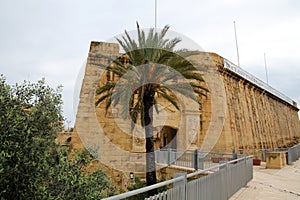 Entrance gate from Fort Saint Angelo, Vittoriosa - Birgu, Malta